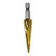 TIN COATED #1 M35 SPIRAL STEP DRILL (1/8